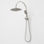 Contura II Compact Twin Shower - Brushed Nickel [298517]