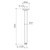 Ceiling Arm 300mm - Brushed Bronze [298630]