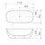 Contura II 1700mm Freestanding Bath Matte Clay [298577]