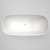 Contura II 1700mm Freestanding Bath - Matte White [298475]