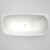 Contura II 1700mm Back to Wall Freestanding Bath - Matte White [298570]