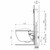 Contura II Cleanflush® Wall Hung Invisi Series II® Suite GermGard® - Matte White [298684]