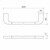 Contura II 820mm Single Towel Rail – Matte Black [298656]