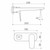 Contura II Wall Basin/Bath Mixer 220mm - Trim Kit- Brushed Nickel [298658]