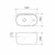 Contura II Hand Wall Basin 1 Tap Hole Matte White [298670]