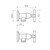 Cross Washing Machine Set Chrome Pair Lead Free [299206]