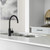 Round Pin Sink Mixer Matte Black 4Star Lead Free [299290]