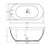 Jada Freestanding Concrete Bath Tuscan [299279]