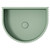 Valentina Fluted Arch Concrete Wall Basin Sage [299269]