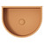 Valentina Fluted Arch Concrete Wall Basin Tuscan [299271]