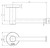 Radii Toilet Roll Holder Round Plate Brushed Carbon [299116]