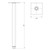 Lexi Ceiling Arm 300mm Brushed Carbon [299121]