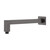 Lexi Shower Arm 400mm Square Brushed Carbon [299125]