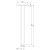 Vivid Ceiling Arm 300mm Matte White [299123]