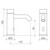 Liano II Sensor Hob Mounted Outlet Tap Matte Black Lead Free [299215]