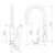 Vixen Retractable Sink Mixer with Pull-Out Black Lead Free [299288]