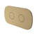 Contura II Invisi Series II® Round DC Dual Flush Button Panel Brushed Brass [299296]