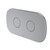 Contura II Invisi Series II® Round DC Dual Flush Button Panel Chrome [299294]