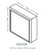 InvisiCab Concealed Bathroom Cabinet, 300 x 300mm [257305]