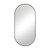 Empire Pill Shape Framed Mirror 600 x 1200mm Matte Blk [270115]