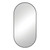 Empire Pill Shape Framed Mirror 600 x 1200mm Matte Blk [270115]