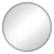 Reba Round Framed Mirror 800mm Matte Black [270118]