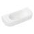 Minka Fluted Wall-Hung Solid Surface Basin Matte White 650 x 270 x 120mm 0 Tap Holes [299577]