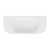 Minka Fluted Wall-Hung Solid Surface Basin Matte White 650 x 270 x 120mm 0 Tap Holes [299577]