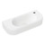 Minka Fluted Wall-Hung Solid Surface Basin Matte White 650 x 270 x 120mm 1 Tap Hole [299578]