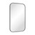 Tono Soft Square Framed Mirror 500x800mm Matte Black [299570]