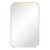 Tono Soft Square Framed Mirror 500x800mm Urban Brass [299579]