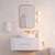 Tono Soft Square Framed Mirror 600x900mm Urban Brass [299576]
