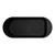 Minka Fluted Freestanding Bath Solid Surface with Overflow Matte Black 1700mm [299600]