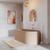 Minka Fluted Freestanding Bath Solid Surface with Overflow Dusk 1700mm [299602]
