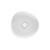 Pebble Small Slim Edge Basin Gloss White Ceramic 400mm Above Counter [299581]
