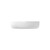 Pebble Small Slim Edge Basin Gloss White Ceramic 400mm Above Counter [299581]
