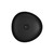 Pebble Small Slim Edge Basin Matte Black Ceramic 400mm Above Counter [299572]
