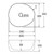 Pebble Small Slim Edge Basin Matte Black Ceramic 400mm Above Counter [299572]