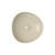 Pebble Small Slim Edge Basin Khaki Ceramic 400mm Above Counter [299589]