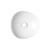 Pebble Small Slim Edge Basin Matte White Ceramic 400mm Above Counter [299585]