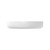 Pebble Medium Slim Edge Basin Matte White Ceramic 500mm Above Counter [299601]