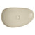 Pebble Large Slim Edge Basin Khaki Ceramic 650mm Above Counter [299583]