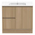 Ascot Floor or Wall Mount Vanity 910mm 2 Drawer LH 1 Door Plantation Ash [299644]