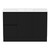 Ascot Floor or Wall Mount Vanity 1210mm 2 Drawer LH 2 Door Black [299679]