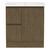 Ascot Floor or Wall Mount Slim Vanity 765mm 2 Drawer LH 1 Door Natural Walnut [299637]