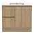 Ascot Floor or Wall Mount Slim Vanity 915mm 2 Drawer LH 1 Door Plantation Ash [299650]