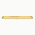 Linear Tile Insert Shower Grate 900mm Length and Centre Outlet 38mm Brushed Gold [255722]