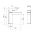 Round Square Basin Mixer Chrome Lead Free [299629]