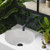 Cross Wall Basin/Bath Set 220mm Spout Matte Black Lead Free [299630]
