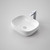 Tribute Above Counter Basin Curved Rectangle 170mm White 0 Tap Holes [153094]